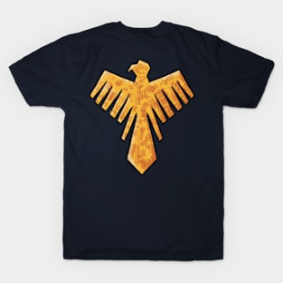 MMAM5 Watercolor Adler Mark / Symbol / Logo Brush Art from Mashle Magic and Muscles Anime Characters Mash, Lance, Finn, Lemon, Dot Bird Graphics Cloak for Cosplay x Animangapoi August 2023 T-Shirt